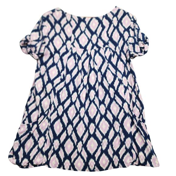 Anthropologie Women's Holding Horses Ikat Print Tunic Top Size Small - Picture 2 of 5